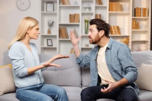 A person deals with relational trauma.